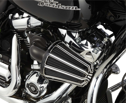 Arlen Ness Black Monster Sucker Air Cleaner Filter Kit 2017-2024 Harley Touring