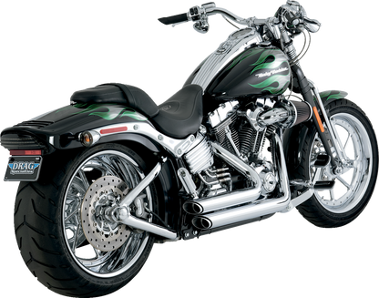Vance & Hines Shortshots Staggered Chrome Exhaust System 1986-09 Harley Softail