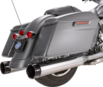 S&S MK45 Slip on Exhaust Mufflers 2017-2022 Harley Touring Street Glide FLTRX