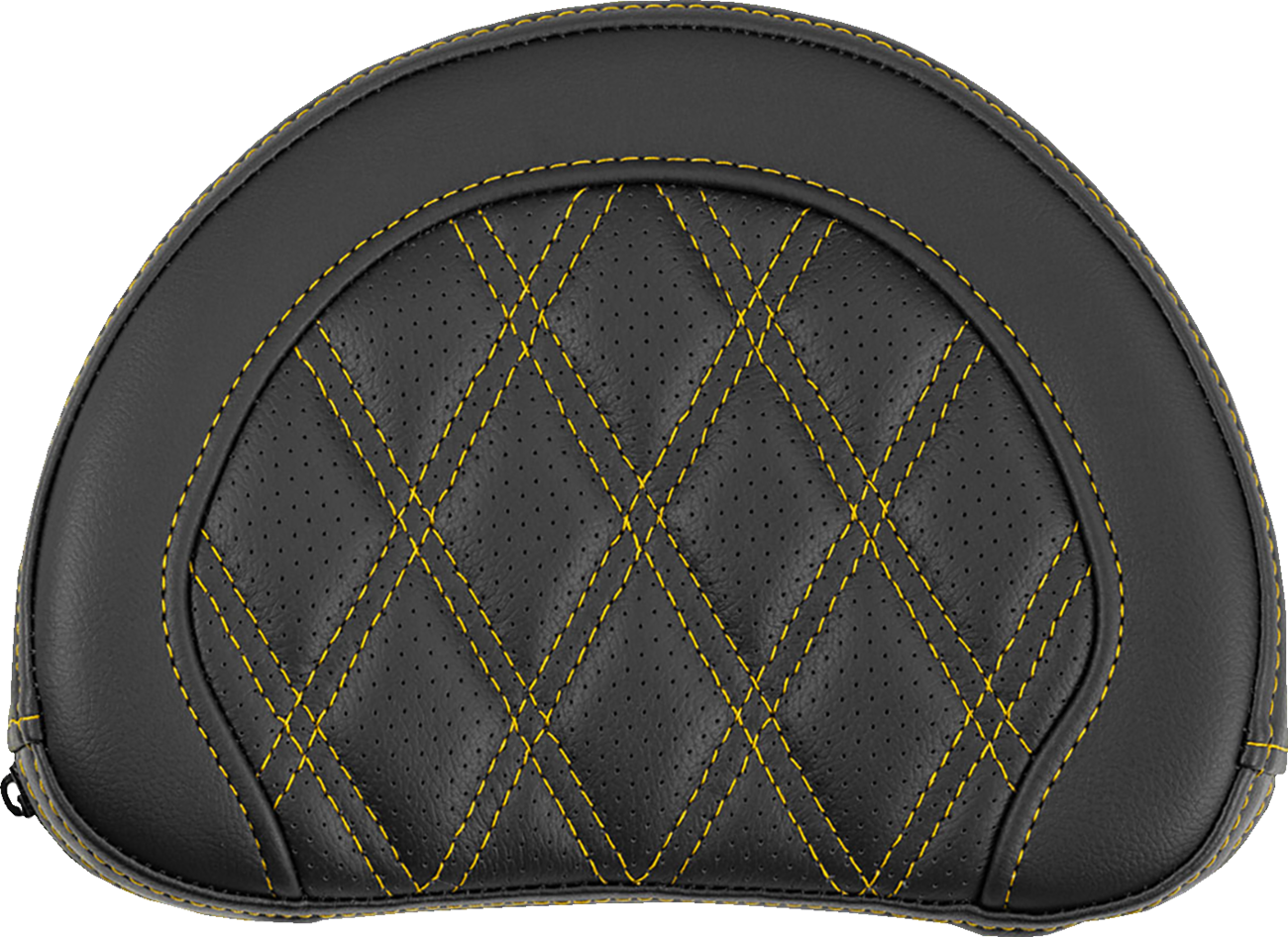 Saddlemen Contour Gold Lattice Sissy Bar Passenger Backrest Pad for Harley