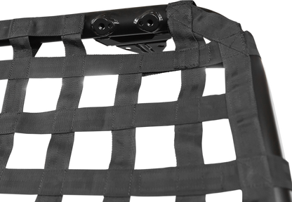 Kimpex Black Polyester UTV Side by Side Rear Net 2011-21 Polaris RZR 570 EPS 570