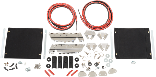 Drag Specialties Chrome Rear Saddlebag Hardware Kit 1993-2013 Harley Touring