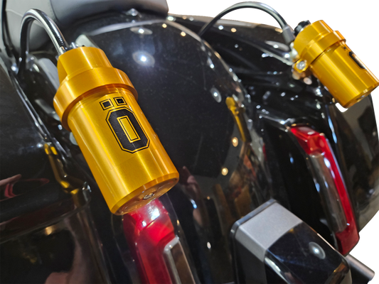 Ohlins HD 778 Twin 12" STX36 Blackline Rear Shocks for 2014-2024 Harley Touring