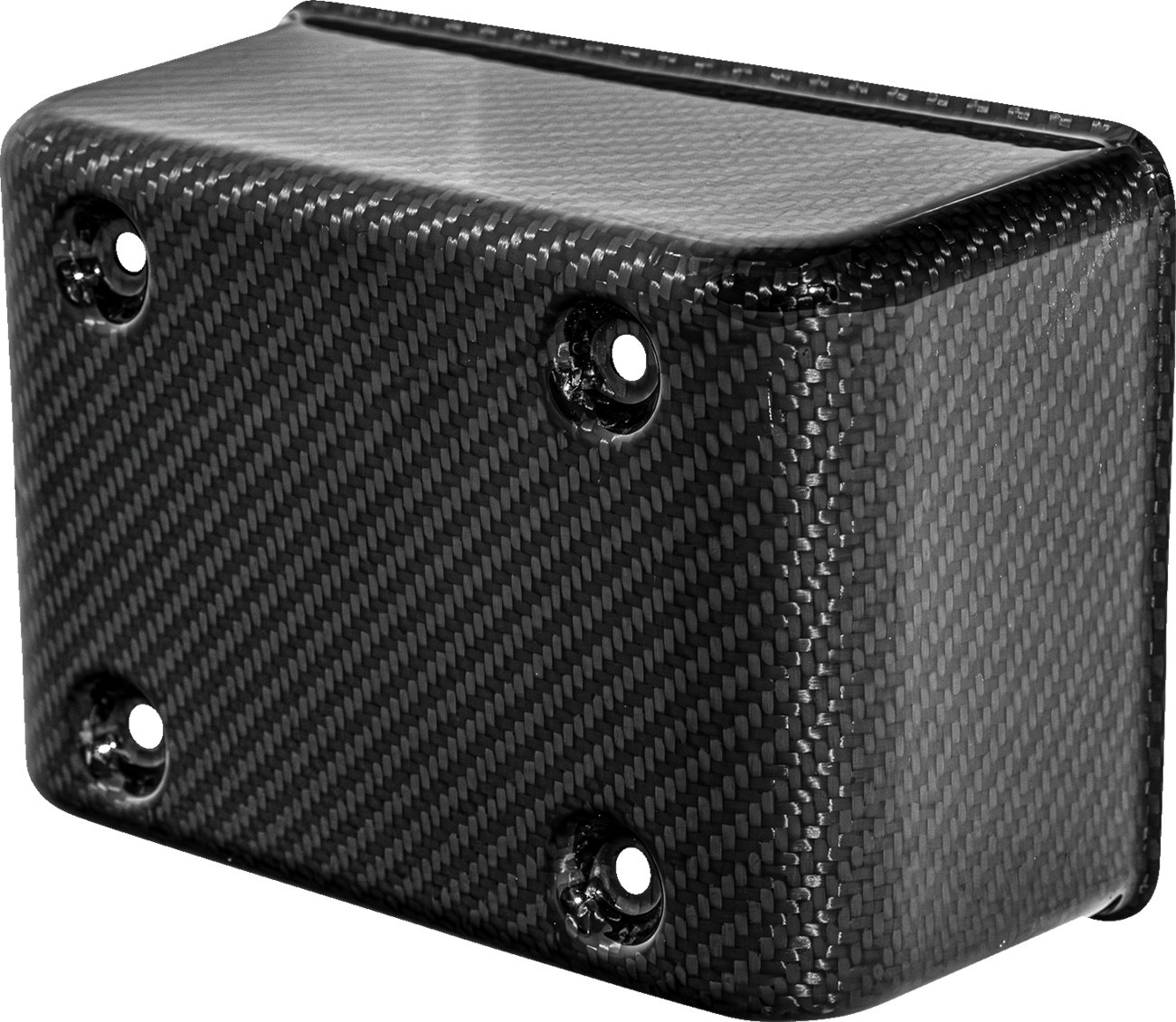 Saddlemen Carbon Fiber Gloss Fuse Box Cover fits 1999-2003 Harley Dyna FXD FXDWG