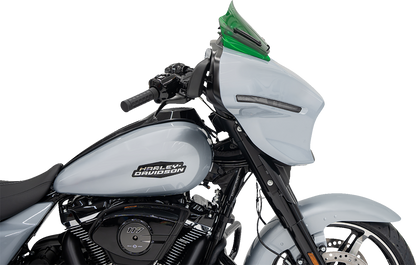 Klock Werks Kolor Flare 8" Green Windshield fits 2023-2025 Harley Street Glide