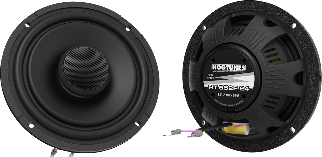 Hogtunes 6.5" Front Fairing Speakers fits 2024-2026 Harley Road Street Glide