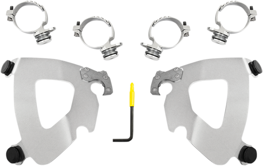 Memphis Shades Gauntlet Fairing Mount Kit for 2018-2020 Harley Low Rider FXLR