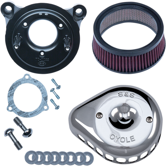 S&S Chrome TBW Mini Teardrop Air Cleaner Kit 2008-2017 Harley Softail Touring