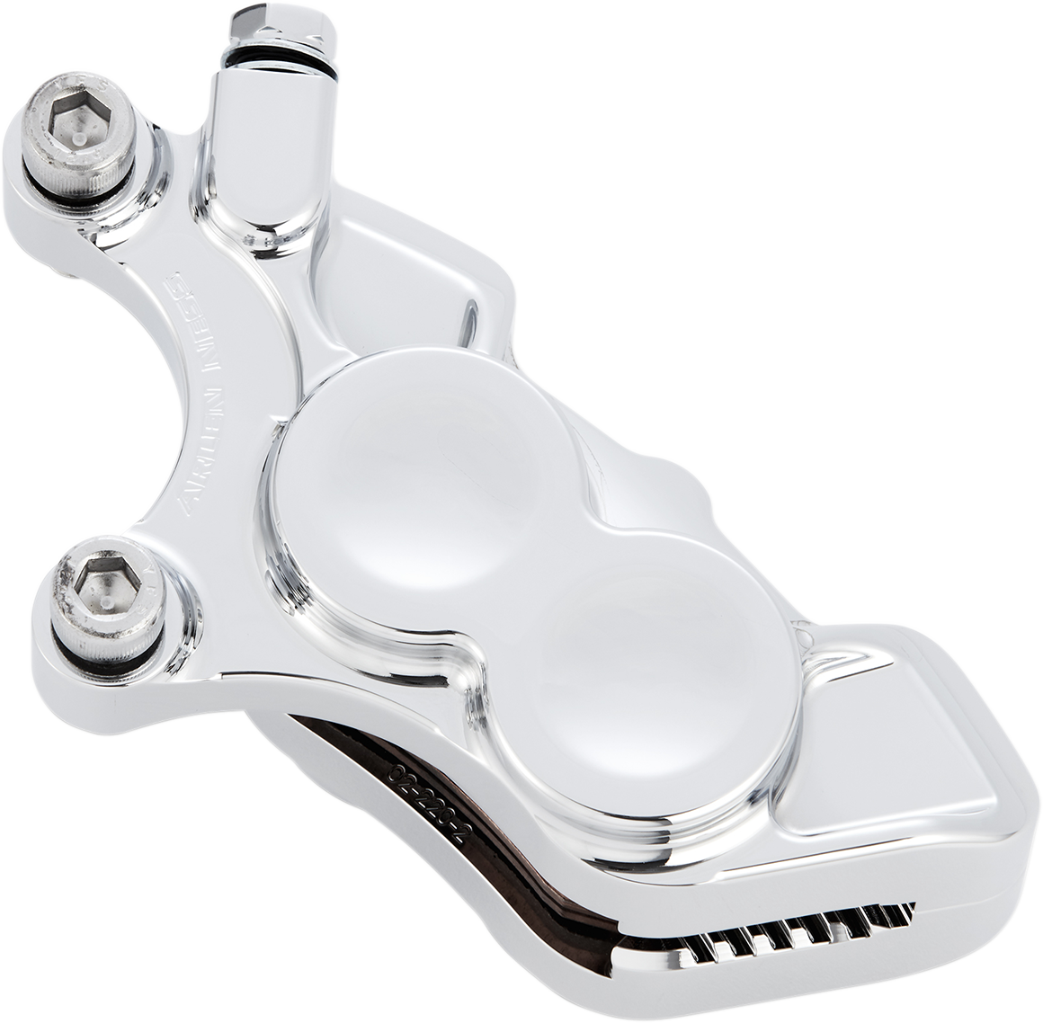 Arlen Ness Chrome 4-Piston Front Right Brake Caliper fits 2006-2025 Harley 11.8"