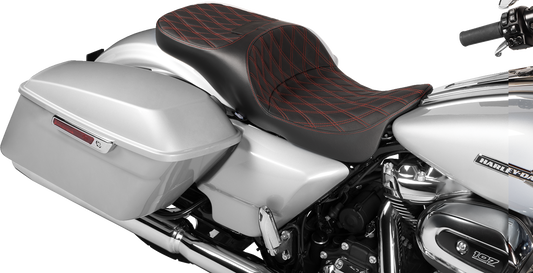 Drag Specialties Extended Reach Freedom Seat for 2009-2024 Harley Touring