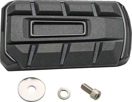 Ciro Chicane Black Rear Brake Lever Pad fits 1999-2025 Harley Touring Softail