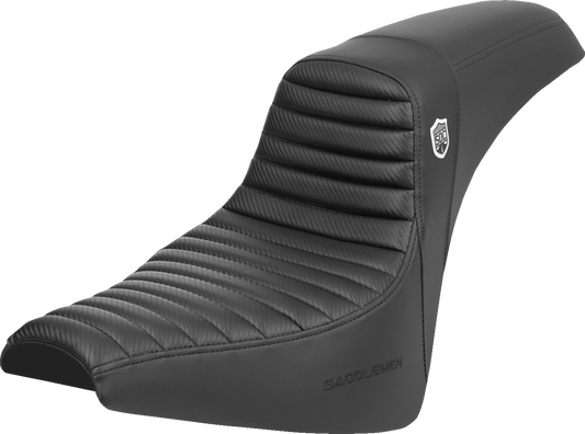 Saddlemen SDC Pro Series T&R Carbon Gel Seat fits 2018-2025 Harley Softail FXBB