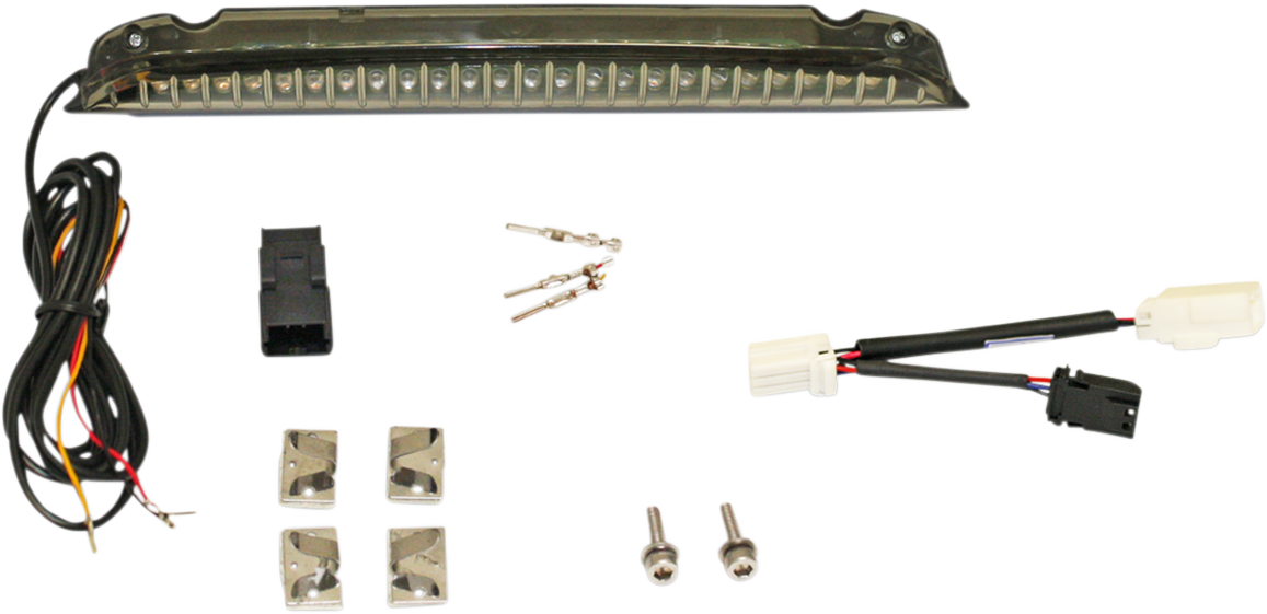 Custom Dynamics Black LED Rear Luggage Rack Light 1997-2013 Harley Touring CVO