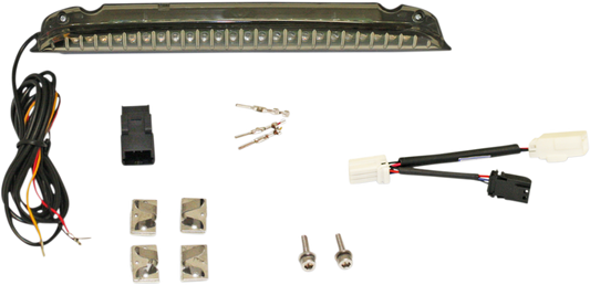 Custom Dynamics Black LED Rear Luggage Rack Light 1997-2013 Harley Touring CVO
