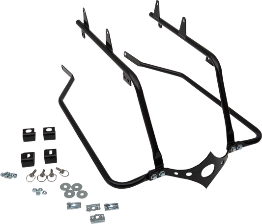 Cycle Visions Black Bagger Tail Saddlebag Mounts 18-20 Harley Softail FLSL FXBB