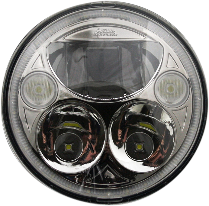 Custom Dynamics TruBeam 7" LED Headlight fits 1981-2025 Harley Touring Softail