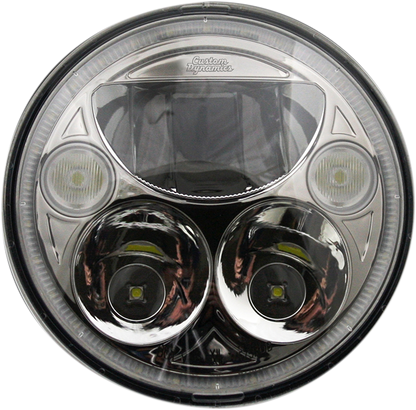 Custom Dynamics TruBeam 7" LED Headlight fits 1981-2025 Harley Touring Softail