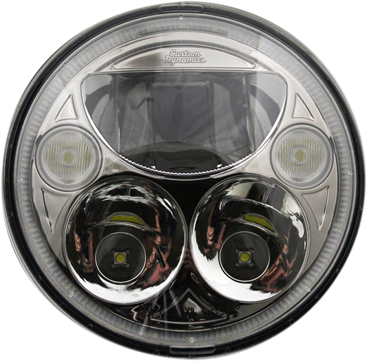 Custom Dynamics TruBeam 7" LED Headlight fits 1981-2025 Harley Touring Softail