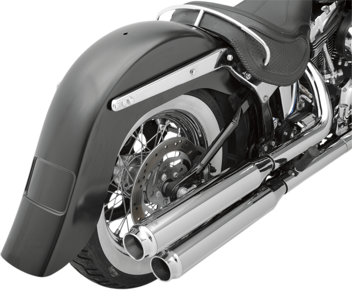 Klock Werks Motorcycle Rear Stretched Frenched Fender 2000-2017 Harley Softail