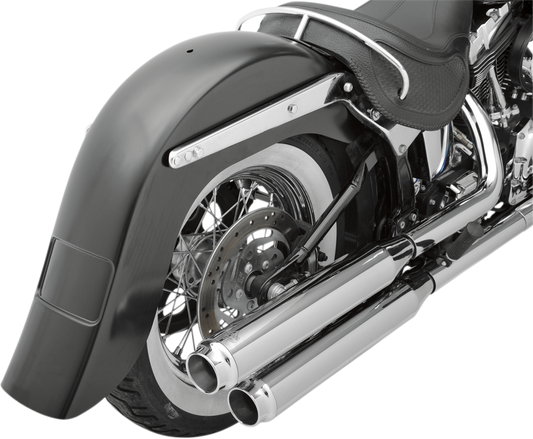 Klock Werks Motorcycle Rear Stretched Frenched Fender 2000-2017 Harley Softail