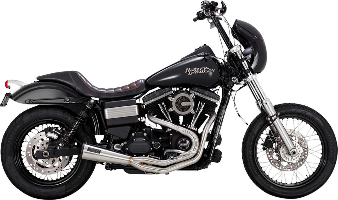 Vance & Hines Stainless Steel Upsweep Exhaust 2010-2017 Harley Dyna FXDL FXDB