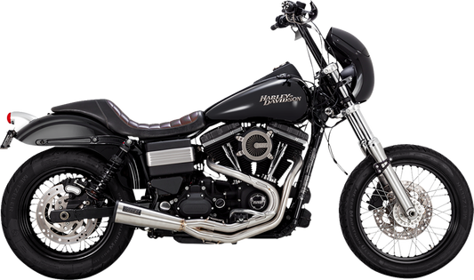 Vance & Hines Stainless Steel Upsweep Exhaust 2010-2017 Harley Dyna FXDL FXDB