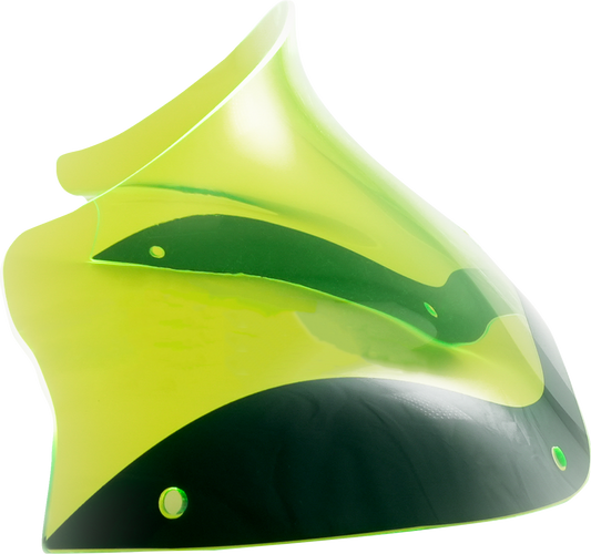 Klock Werks  8" Kolor Flare Green Ice Windshield 1998-2013 Harley Road Glide