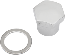 Colony Hex Stem Nut with Washer for 1973-1987 Harley Davidson FXRS FXEF