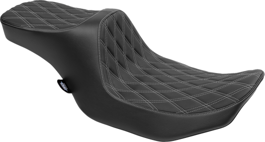 Drag Specialties Predator III Silver Diamond Seat for 2023-2025 Harley Touring