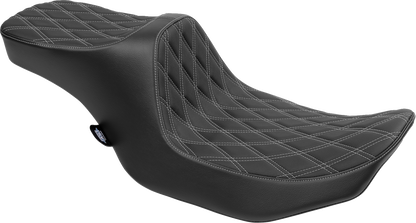 Drag Specialties Predator III Silver Diamond Seat for 2023-2025 Harley Touring