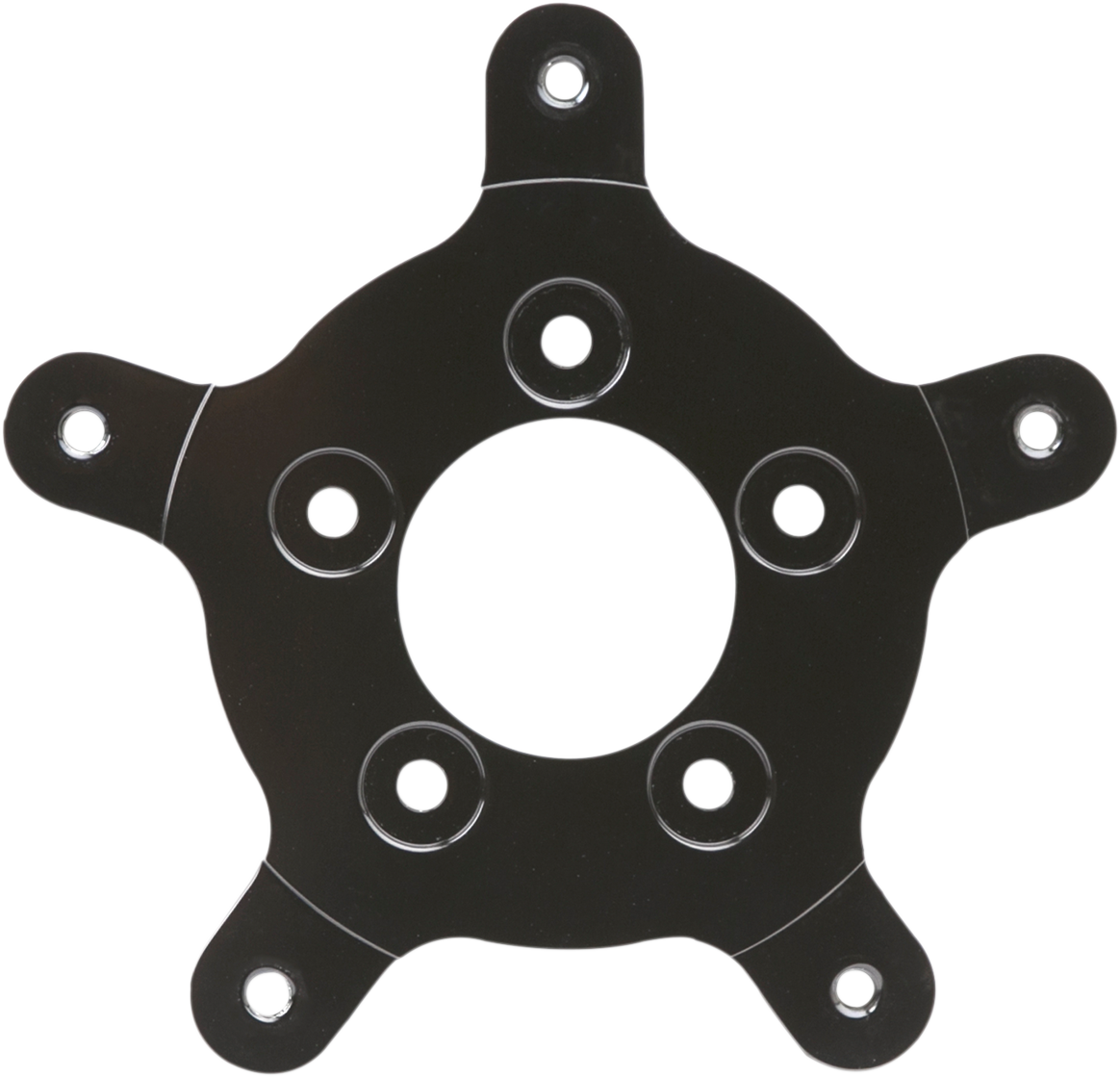 Arlen Ness Black Universal Motorcycle Brake Rotor Mount 2014-2022 Harley Touring