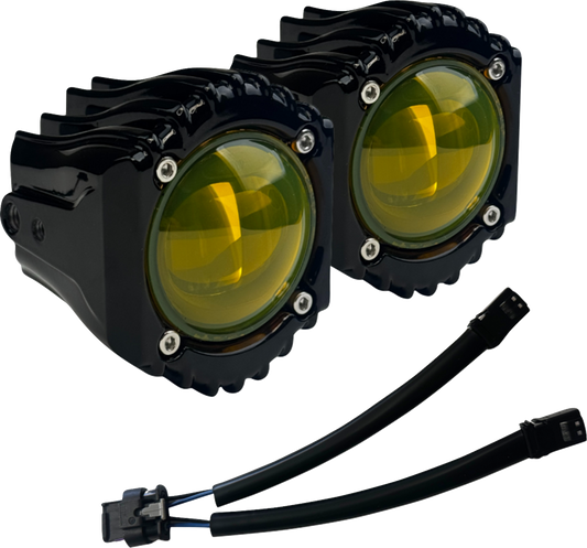 Custom Dynamics Shark Demon High Performance LED Fog Light Kit 2023-2025 Harley