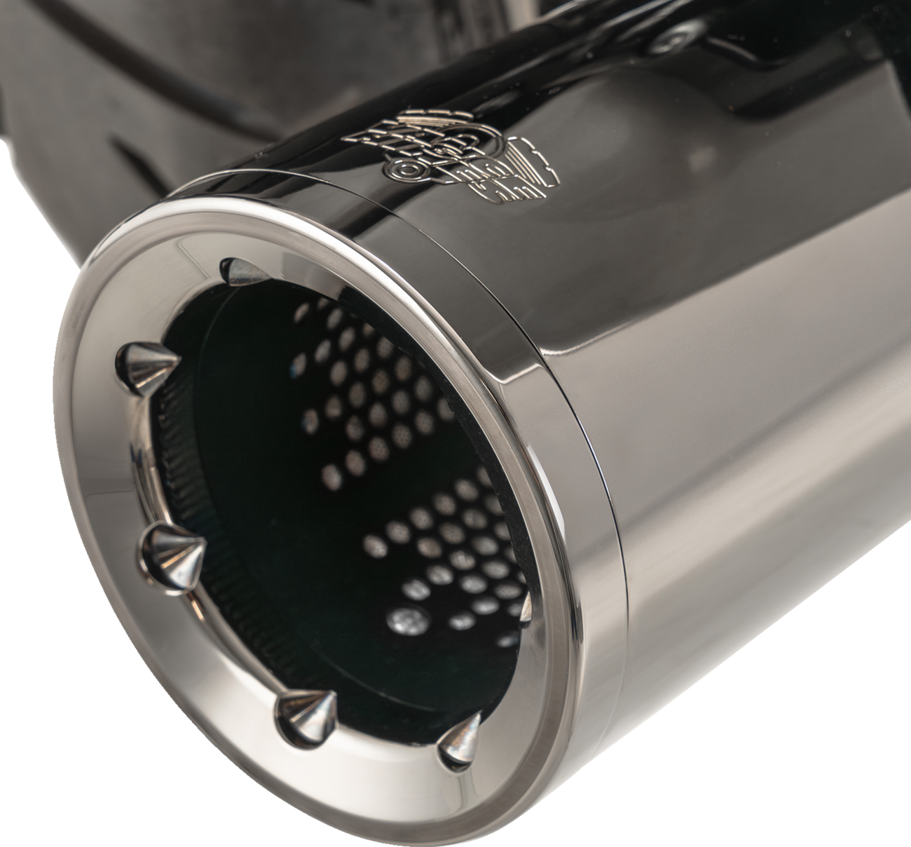 Vance & Hines Hi-Output Dark Chrome Slip On Mufflers for 2017-25 Harley Touring