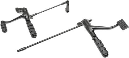 Drag Specialties Black Forward Control Kit & Foot Pegs 2014-22 Harley Sportster
