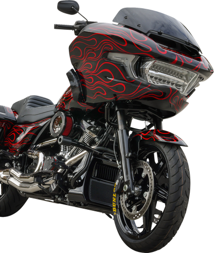 Thrashin Supply Black Bottom Triple Tree for 2024 Harley Road Glide FLTRX