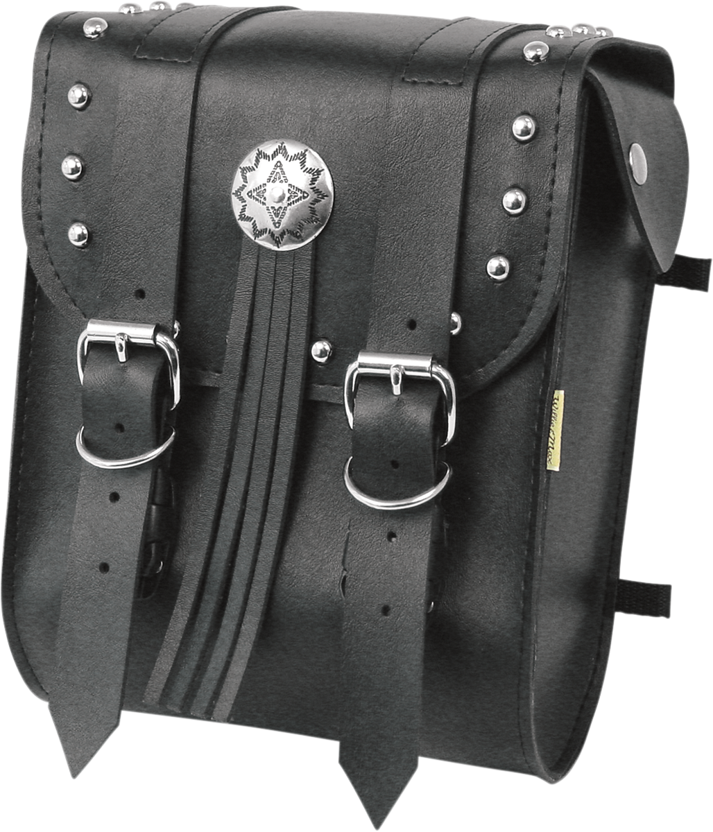 Willie & Max American Classic Leather Motorcycle Sissy Bar Bag Made in the USA