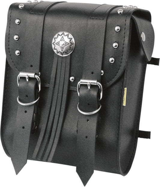 Willie & Max American Classic Leather Motorcycle Sissy Bar Bag Made in the USA