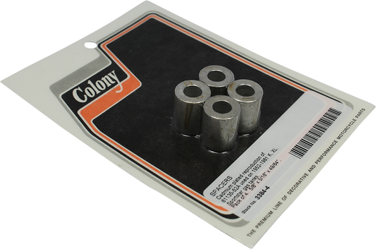 Colony 4 Pack Motorcycle Gas Tank Spacers 57-81 Harley Sportster XLCH XL XR XLS