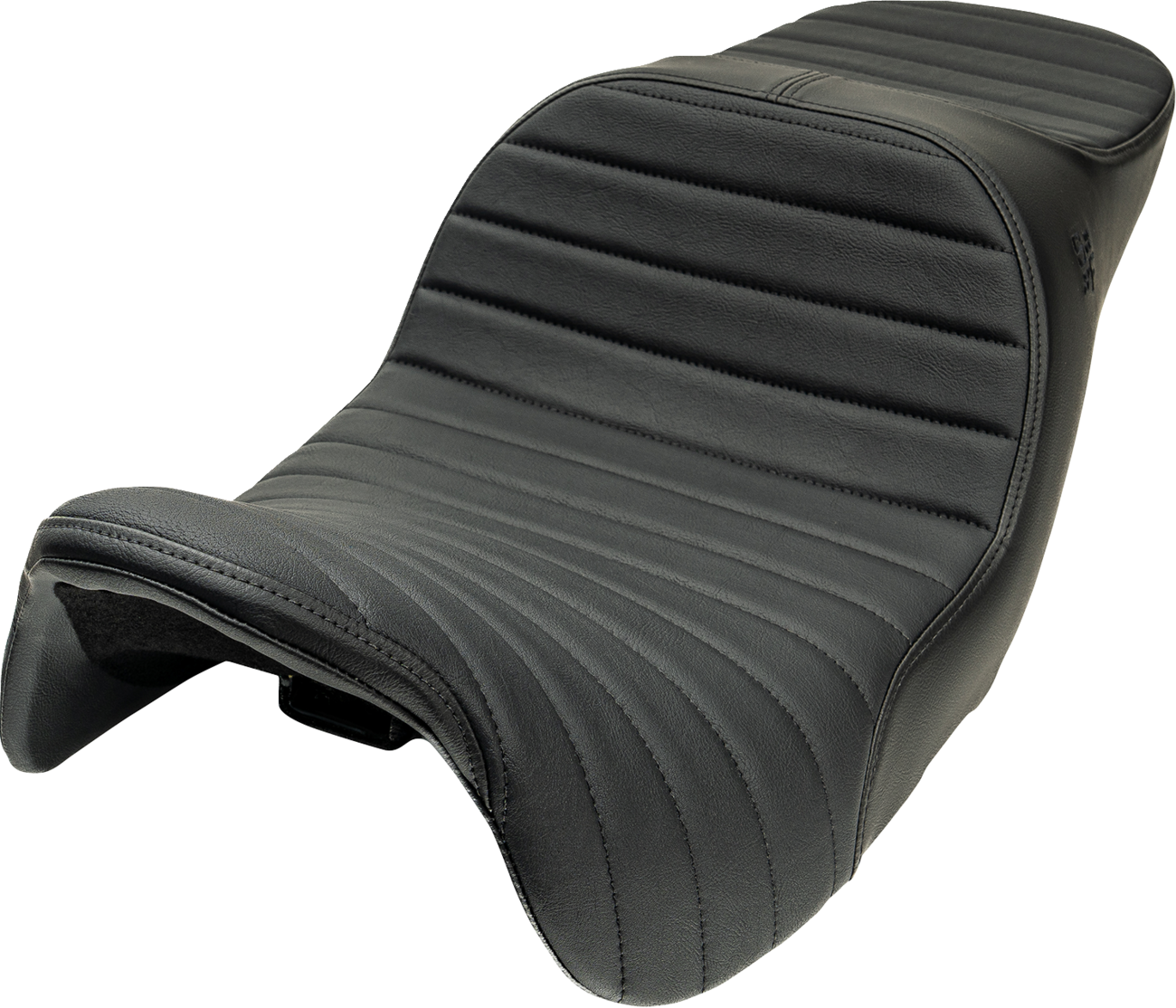 Slyfox Chariot Black Classic Stitch Seat fits 2009-2025 Harley Touring FLH FLT