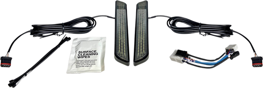 Custom Dynamics LED Front Fork Leg Reflector Lights 1996-2017 Harley Softail