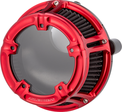 Arlen Ness Red Method Clear Series Air Cleaner Filter for 2023-2025 Harley M8