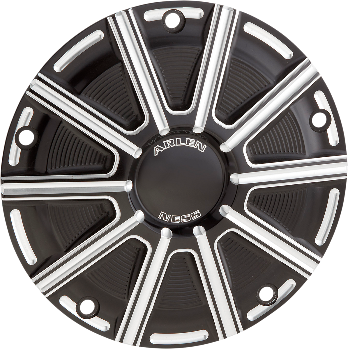 Arlen Ness 10 Gauge Black Derby Cover fits 2015-2024 Harley Touring Bagger