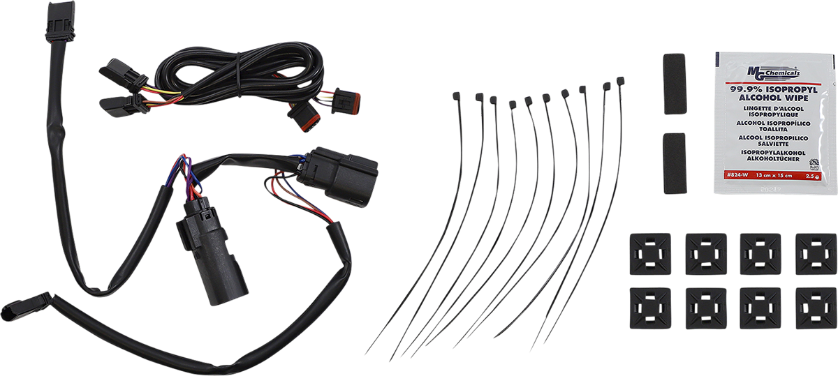 Custom Dynamics Chrome Saddlebag Hinge LED Lights 2014-2023 Harley Touring