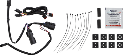 Custom Dynamics Chrome Saddlebag Hinge LED Lights 2014-2023 Harley Touring