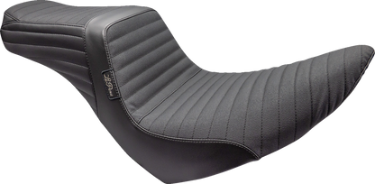 Le Pera Tailwhip Pleated Grip Tape Seat fits 2018-2026 Harley FLSB Low Rider