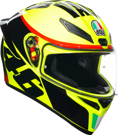 AGV K1 S Grazie Vale Yellow Unisex Adult Motorcycle Street Full Face Helmet
