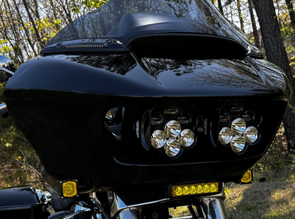 Custom Dynamics Yellow LED Light Bar Kit for 2015-2024 Harley Road Glide FLTR