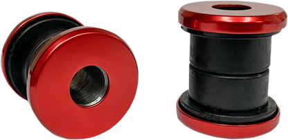 Pro One Red Handlebar Riser Bushing Kit 1973-2017 Harley Dyna Softail Touring
