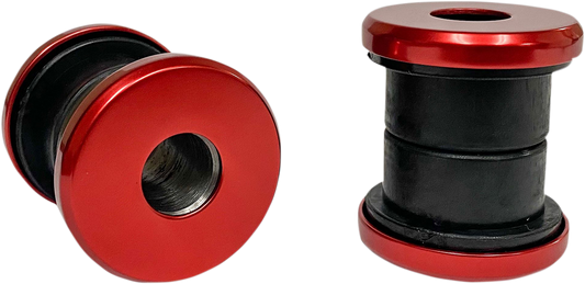Pro One Red Handlebar Riser Bushing Kit 1973-2017 Harley Dyna Softail Touring
