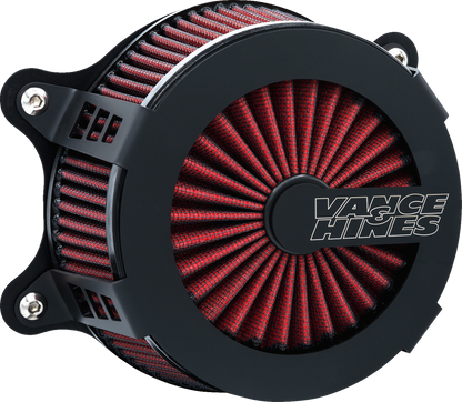 Vance & Hines VO2 Cage Fighter Black Air Filter for 23-26 Harley Touring Softail